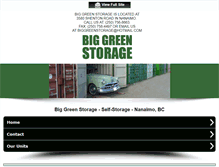 Tablet Screenshot of bigstorage.ca